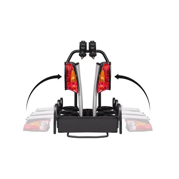 Suport biciclete Menabo Antares Plus pentru 3 biciclete cu prindere pe carligul de remorcare, pliabil [2]