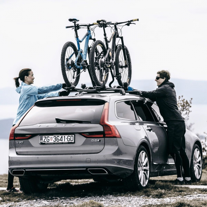 Suport biciclete Thule ProRide 598 Argintiu cu prindere pe bare transversale [11]