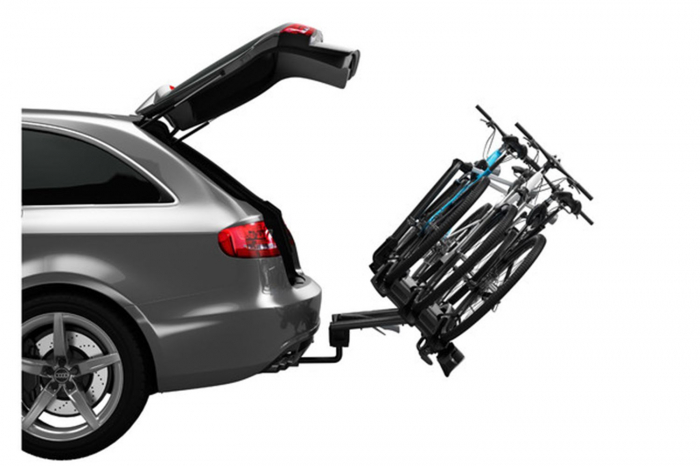 Suport biciclete Thule VeloCompact 926 cu prindere pe carligul de remorcare + adaptorul Thule 9261, pentru 3 sau 4 biciclete [6]