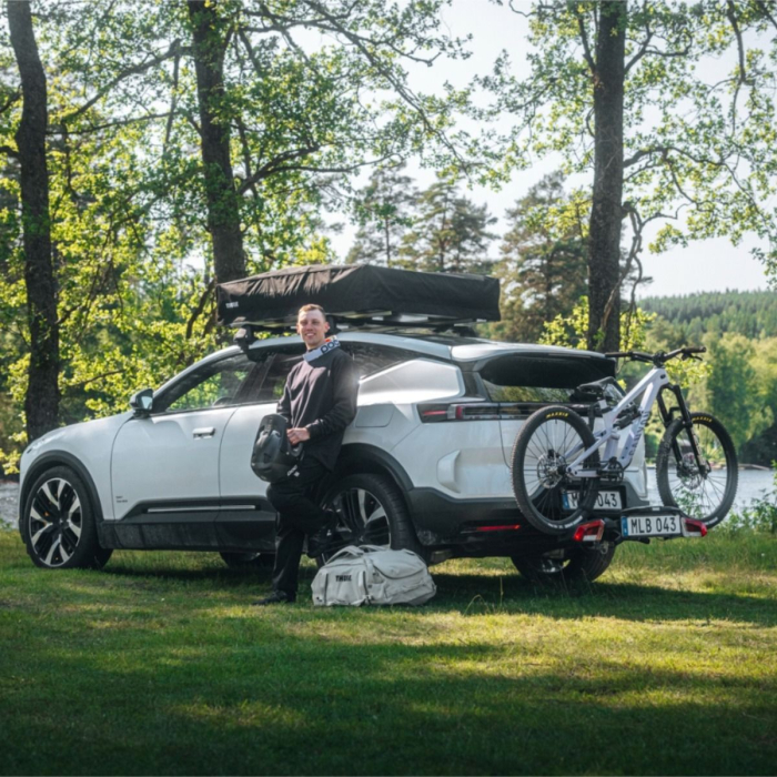 Suport pentru 2 biciclete, Thule VeloLite, cu prindere pe carligul de remorcare [12]