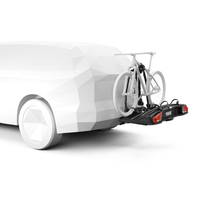 Suport pentru 3 biciclete Thule VeloSpace 3 cu prindere pe carligul de remorcare (13pini) Negru [4]