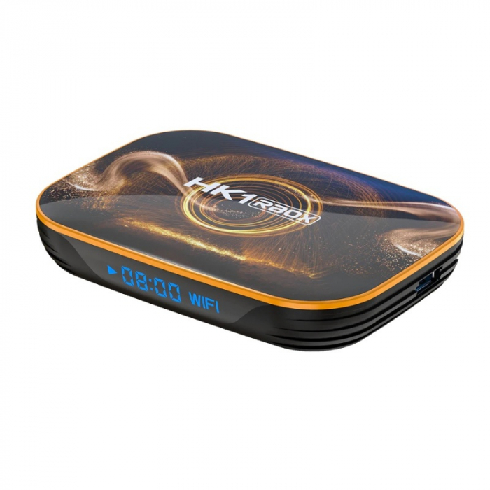TV Box HK1 RBOX R1 Smart Media Player, 4K, RAM 2GB, ROM 16GB, Android 11.0, Rockchip RK3318 QuadCore, Slot Card, Wi-Fi dual band [2]