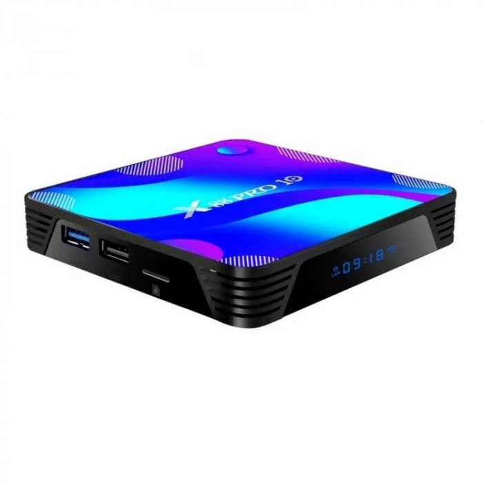 TV Box X88 Pro 10 Smart Media Player, 4K, RAM 4GB, ROM 128GB, Android 11, Rockchip RK3318 QuadCore, SPDIF, Slot Card, Wi-Fi dual band [3]