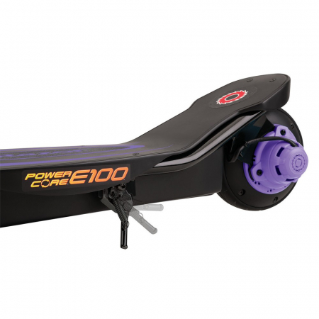 Trotineta electrica pentru copii 8+ ani Razor Power Core E100 Electric Negru cu Mov [4]