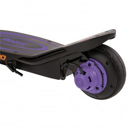 Trotineta electrica pentru copii 8+ ani Razor Power Core E100 Electric Negru cu Mov [6]