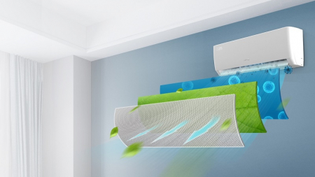 Aer conditionat Gree Pulsar GWH09AGA-K6DNA1A, 9000 BTU, A++/A+, Wi-Fi, Inverter, Cold Plasma+, Filtru Catechin, Autocuratare [1]