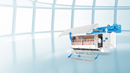 Aer conditionat Gree Pulsar GWH09AGA-K6DNA1A, 9000 BTU, A++/A+, Wi-Fi, Inverter, Cold Plasma+, Filtru Catechin, Autocuratare [6]