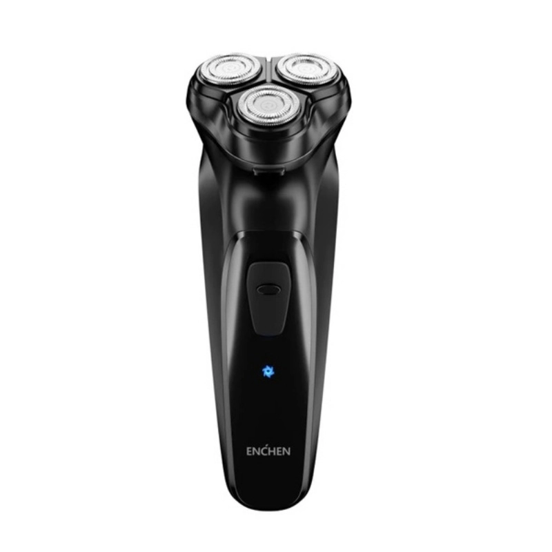 Produse Ingrijire Personala - Aparat de ras electric portabil Xiaomi Enchen BlackStone Negru, 3 lame rotative, 3 capete pivotante 3D, Auto-ascutire, Trimmer, Cap lavabil