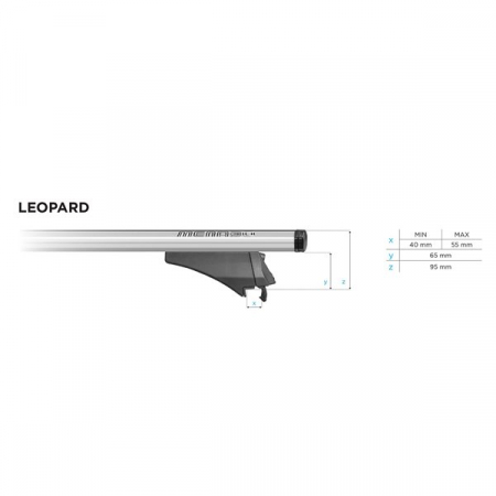 Bare transversale Menabo Leopard Silver pentru Skoda Octavia IV (NX) Wagon 2020+ [7]