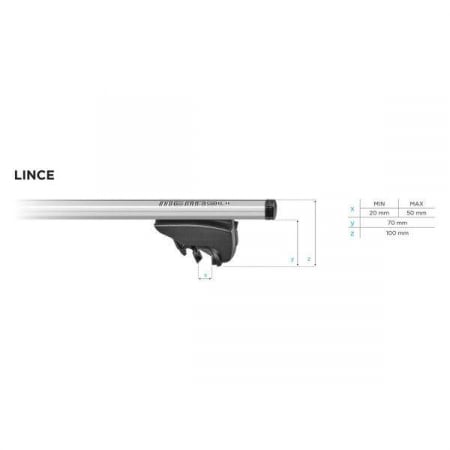 Bare transversale Menabo Lince Silver XL pentru Audi Q5 (8R) 2008-2014 [6]