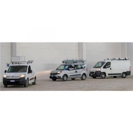 Bare transversale Mercedes Viano 5P MPV (W447), model 2014+, aluminiu, Menabo Professional [6]