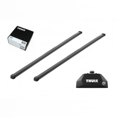 Bare transversale Thule Evo Flush Rail Squarebar pentru TOYOTA Yaris Cross 5 usi SUV, 2021 - prezent, Sistem cu prindere pe bare longitudinale integrate [4]