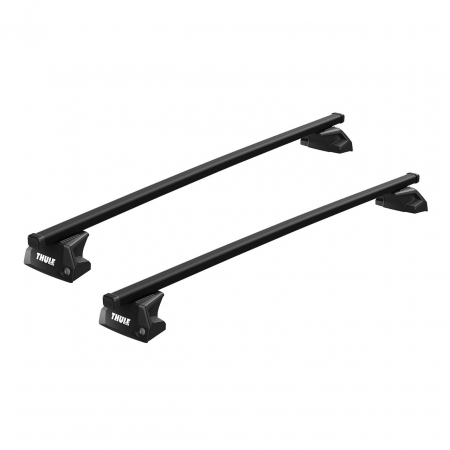 Bare Transversale - Bare transversale Thule Evo Flush Rail Squarebar pentru TOYOTA Yaris Cross 5 usi SUV, 2021 - prezent, Sistem cu prindere pe bare longitudinale integrate