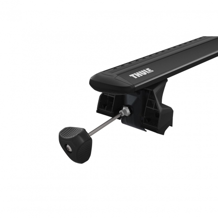 Bare transversale Thule Evo Flush Rail Wingbar Evo Black pentru VOLVO XC90, 5 usi SUV, model 2015 - prezent, Sistem cu prindere pe bare longitudinale integrate [5]