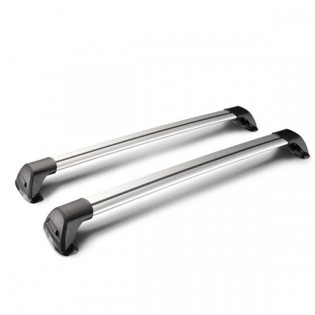 Bare transversale Yakima FlushBar Silver pentru Audi A4/S4/RS4 Allroad 2016+ [2]