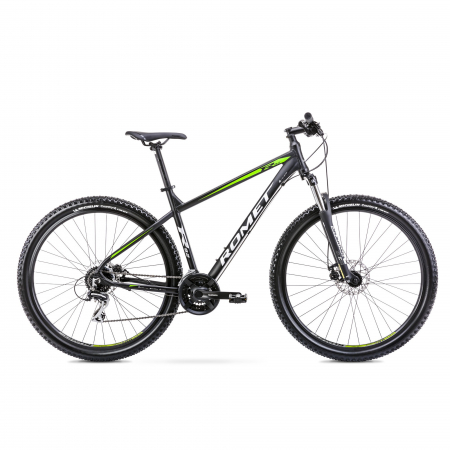 Bicicleta de munte pentru barbati Romet Rambler R9.2 Negru/Lime/Gri 2022 [0]