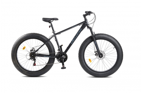 Fat Bike - Bicicleta Fat-Bike Velors Hercules V2619B 26", Gri/Negru
