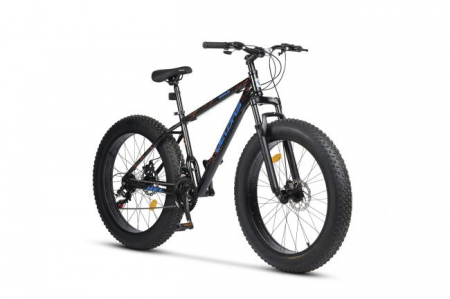 Bicicleta Fat-Bike Velors Hercules V2619B 26", Negru/Albastru [1]