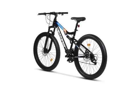 Bicicleta MTB-Full Suspension Fat Bike Velors Innovation V27304A 27.5", Negru/Alb/Portocaliu [2]