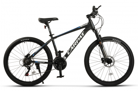 Biciclete - Bicicleta MTB Hidraulica Carpat Acura C2699H 26", Negru/Albastru/Alb