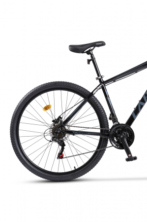Bicicleta MTB-HT Carpat MONTAN C2758H, Shimano Tourney TZ 7 viteze, Roti 27.5 Inch, Cadru Aluminiu, Frane pe Disc, Negru/Gri [4]