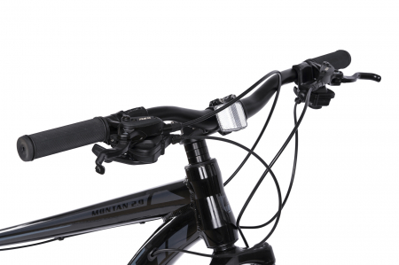 Bicicleta MTB-HT Carpat MONTAN C2758H, Shimano Tourney TZ 7 viteze, Roti 27.5 Inch, Cadru Aluminiu, Frane pe Disc, Negru/Gri [6]