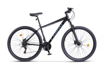 Biciclete - Bicicleta MTB-HT Carpat MONTAN C2758H, Shimano Tourney TZ 7 viteze, Roti 27.5 Inch, Cadru Aluminiu, Frane pe Disc, Negru/Gri