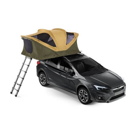 Cort auto - Cort auto cu prindere pe plafon, Thule, Approach S, pentru 2 persoane, Fennel Tan