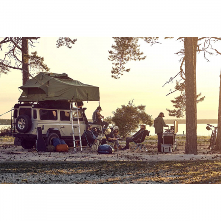 Cort auto cu prindere pe plafon, Thule, Autana, 4 persoane, cu anexa inclusa, Haze Gray [10]