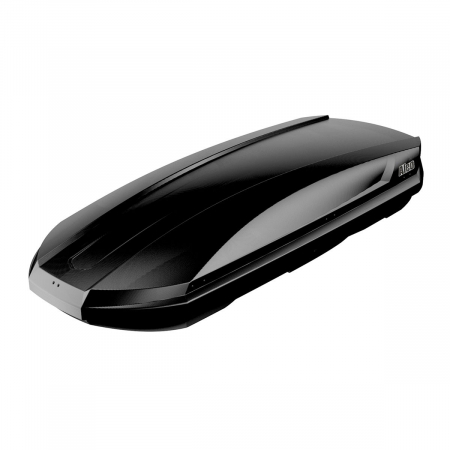 Cutie portbagaj cu montaj pe bare transversale - Cutie portbagaj Aleo EcoSpace XL Hexagon, Black Matte