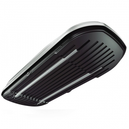 Cutie portbagaj Aleo Magic 400 Gri Antracit, Dual side + Sistem Prindere Rapida HK0899 [2]