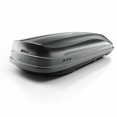 Cutie portbagaj Aleo Magic 400 Gri Antracit, Dual side + Sistem Prindere Rapida HK0899 [1]