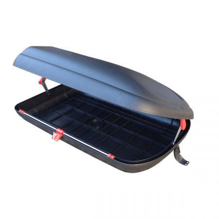 Cutie portbagaj Carbon Look 400L, Neagra, 169 X 79 X 37 cm [1]