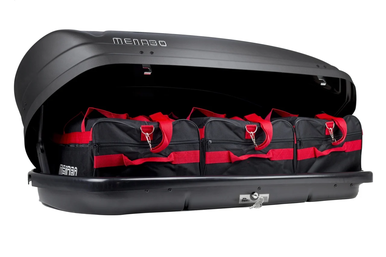 Cutie portbagaj Menabo Marathon Dark 320, dimensiuni 137 x 79 x 36cm [6]