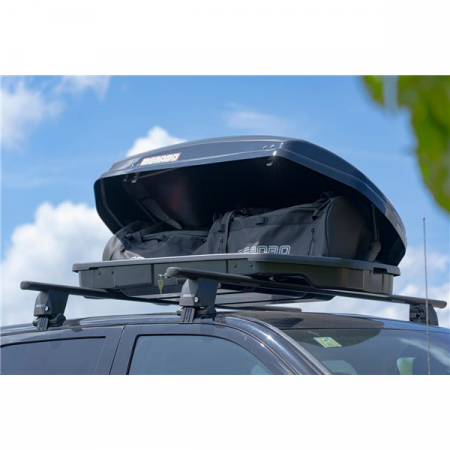 Cutie portbagaj Menabo Satellite 330 ABS Black, 140x78x35cm [6]