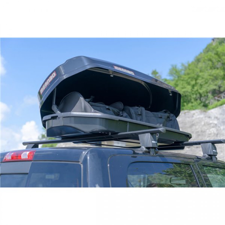 Cutie portbagaj Menabo Satellite 330 ABS Black, 140x78x35cm [5]