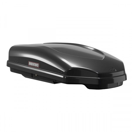 Cutie portbagaj cu montaj pe bare transversale - Cutie portbagaj Menabo Satellite 330 ABS Black, 140x78x35cm