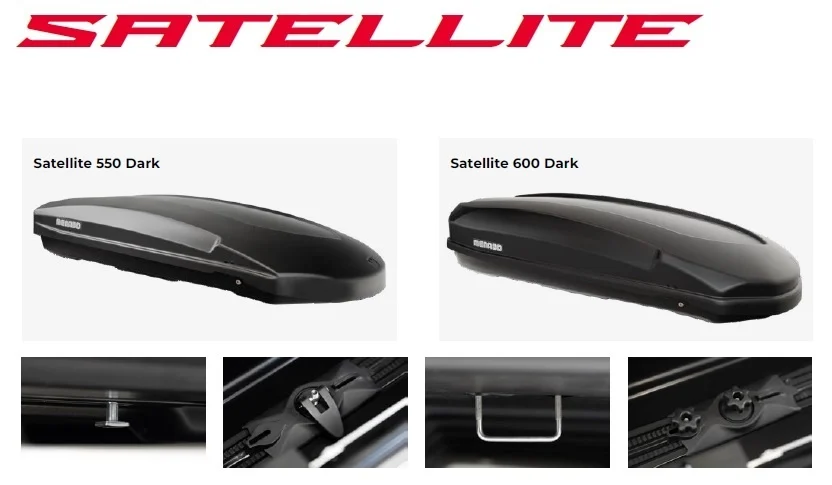 Cutie portbagaj Menabo Satellite 600 ABS Dark, 197x94x45 cm [8]