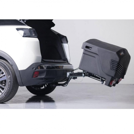 Cutie portbagaj pe carligul de remorcare TowBox Evo, Urban Negru [6]