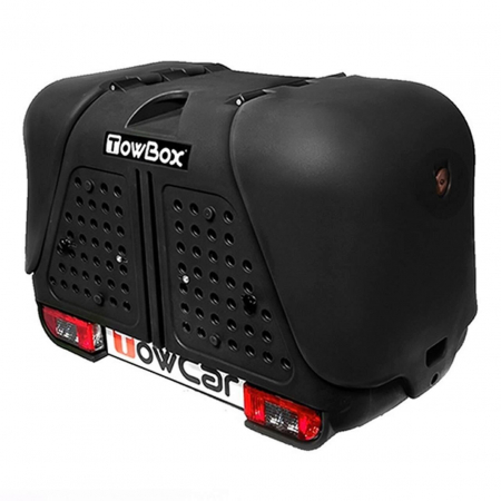 Accesorii Suport Biciclete - Cutie portbagaj pe carligul de remorcare Towbox V2 DOG Negru