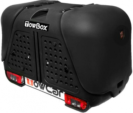 Cutie portbagaj cu montaj pe carlig - Cutie portbagaj pe carligul de remorcare Towbox V2 Negru