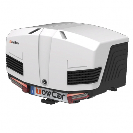 Cutie portbagaj cu montaj pe carlig - Cutie portbagaj pe carligul de remorcare Towbox V3 Arctic Alb