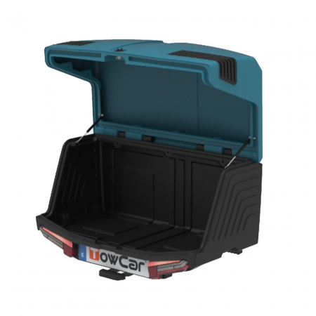 Cutie portbagaj pe carligul de remorcare Towbox V3 Marine Albastru [1]