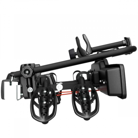 Suport 2 biciclete Peruzzo Parma 706N cu prindere pe carligul de remorcare, Negru Mat [3]