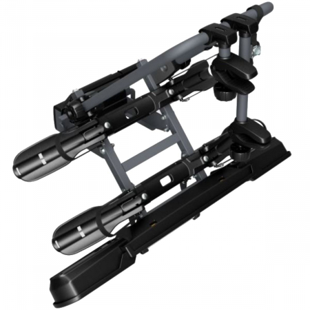 Suport 2 biciclete Peruzzo Pure Instinct 708W compatibil cu biciclete electrice cu prindere pe carligul de remorcare, Anthracite Grey [6]