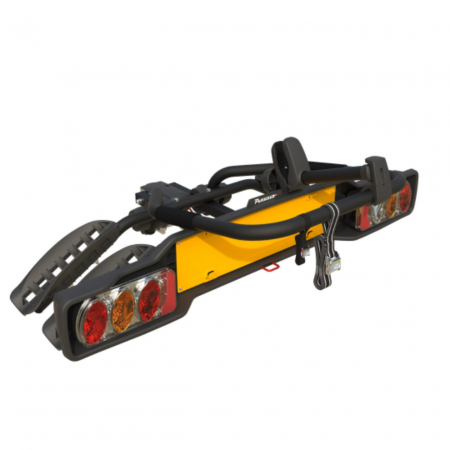 Suport 2 biciclete Peruzzo Siena 668N cu prindere pe carligul de remorcare, Negru [1]