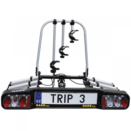 Suport 3 biciclete Hakr Trip din aluminiu cu prindere pe carligul de remorcare [1]