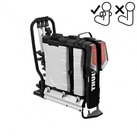 Suport 3 biciclete Thule EasyFold XTF 3 cu prindere pe carligul de remorcare (13pini) [1]