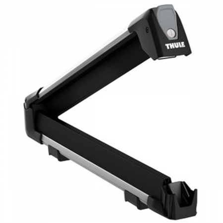 Suport 4 perechi schiuri Thule SnowPack 7324 gri cu prindere pe bare transversale aluminiu cu profil T [2]