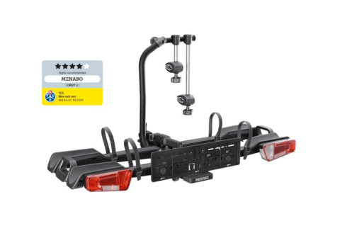 Accesorii auto - Suport biciclete Menabo Orbit 2 pentru 2 biciclete cu prindere pe carligul de remorcare, pliabil